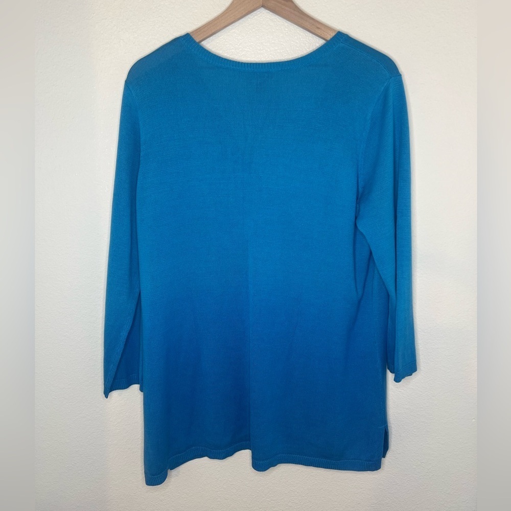 Lauren Ralph Lauren 100% Silk Long Sleeve Shirt 1X - Picture 3 of 6
